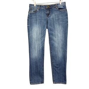 Kut from the Kloth Jeans Womens 8 Blue Catherine Boyfriend Medium Wash Stretch‎